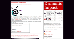 Desktop Screenshot of acting-and-theatre.com